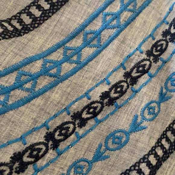 Heartloom Chambray One Shoulder Dress Size S - Picture 3 of 5